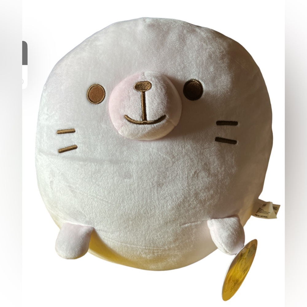 Samezu Pastel Pink Seal Mochi 13" Plush